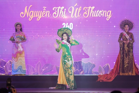 Người đẹp Tuyên Quang đăng quang Hoa hậu áo dài Việt Nam 2022 - Ảnh 1. Người đẹp Tuyên Quang đăng quang Hoa hậu áo dài Việt Nam 2022 - Ảnh 1.