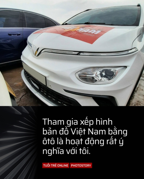 Thầy giáo Lâm Đồng lái VinFast VF e34 xuyên Việt: Chi phí rẻ hơn xe xăng - Ảnh 4. Thầy giáo Lâm Đồng lái VinFast VF e34 xuyên Việt: Chi phí rẻ hơn xe xăng - Ảnh 4.