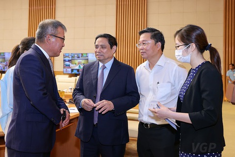 Để doanh nghiệp Việt vào chuỗi cung ứng, Thủ tướng có lời đề nghị với cộng đồng nhà đầu tư lớn nhất - Ảnh 1. Để doanh nghiệp Việt vào chuỗi cung ứng, Thủ tướng có lời đề nghị với cộng đồng nhà đầu tư lớn nhất - Ảnh 1.