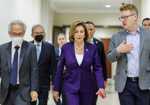 Bà Pelosi xác nhận đang tới châu Á, danh sách điểm dừng không có Đài Loan - Ảnh 1. Bà Pelosi xác nhận đang tới châu Á, danh sách điểm dừng không có Đài Loan - Ảnh 1.