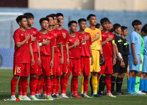 U16 Việt Nam thắng đậm trong ngày ra quân Giải U16 Đông Nam Á 2022 - Ảnh 1. U16 Việt Nam thắng đậm trong ngày ra quân Giải U16 Đông Nam Á 2022 - Ảnh 1.