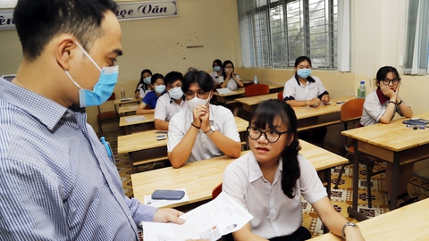 Thi tốt nghiệp THPT 2022: Lưu ý gì khi vào phòng thi? - Ảnh 1. Thi tốt nghiệp THPT 2022: Lưu ý gì khi vào phòng thi? - Ảnh 1.