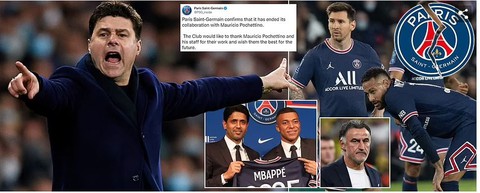 PSG chính thức sa thải HLV Mauricio Pochettino - Ảnh 1. PSG chính thức sa thải HLV Mauricio Pochettino - Ảnh 1.
