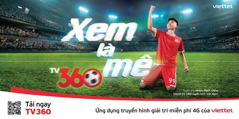 Mobile App TV360 tăng vọt lượng tải về trận U19 Việt Nam gặp U19 Philippines - Ảnh 1. Mobile App TV360 tăng vọt lượng tải về trận U19 Việt Nam gặp U19 Philippines - Ảnh 1.