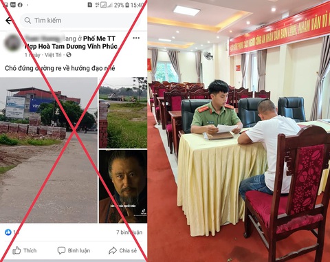 Xúc phạm cảnh sát giao thông trên Facebook, một người bị phạt 7 triệu đồng - Ảnh 1. Xúc phạm cảnh sát giao thông trên Facebook, một người bị phạt 7 triệu đồng - Ảnh 1.
