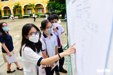 Hơn 1 triệu thí sinh cả nước làm thủ tục dự thi tốt nghiệp THPT - Ảnh 2. Hơn 1 triệu thí sinh cả nước làm thủ tục dự thi tốt nghiệp THPT - Ảnh 2.
