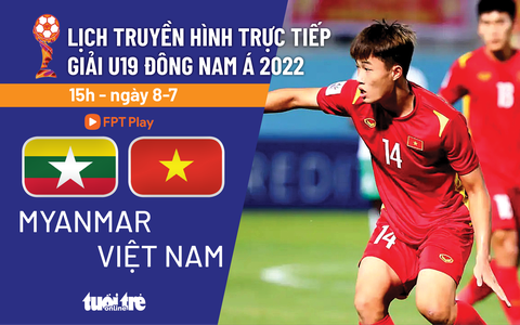 Lịch trực tiếp U19 Việt Nam - U19 Myanmar - Ảnh 1. Lịch trực tiếp U19 Việt Nam - U19 Myanmar - Ảnh 1.