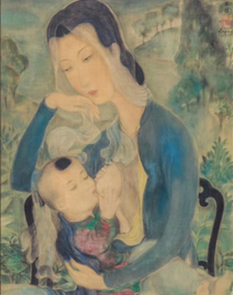 Phổ - Thứ - Lựu - Đàm tề tựu trong cuộc triển lãm tranh Đông Dương lớn - Ảnh 6. Phổ - Thứ - Lựu - Đàm tề tựu trong cuộc triển lãm tranh Đông Dương lớn - Ảnh 6.