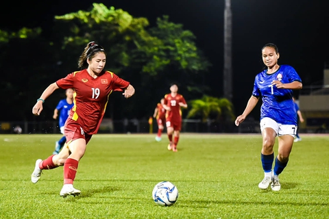 Tuyển nữ Việt Nam thắng nhẹ nhàng trận ra quân AFF Cup 2022 - Ảnh 1. Tuyển nữ Việt Nam thắng nhẹ nhàng trận ra quân AFF Cup 2022 - Ảnh 1.