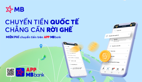 Chuyển tiền quốc tế dễ dàng trên app MBBank - Ảnh 1. Chuyển tiền quốc tế dễ dàng trên app MBBank - Ảnh 1.