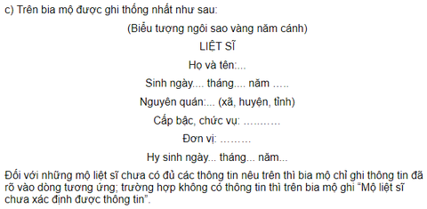 Đổi bia mộ liệt sĩ vô danh’ thành ‘liệt sĩ chưa xác định được tên’: Đã có quy định, nhưng... - Ảnh 2. Đổi bia mộ liệt sĩ vô danh’ thành ‘liệt sĩ chưa xác định được tên’: Đã có quy định, nhưng... - Ảnh 2.