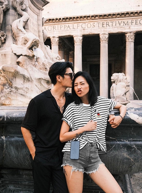 Ảnh vui sao Việt 1/8: Ngô Thanh Vân tinh nghịch bên chồng trẻ - Ảnh 1. Ảnh vui sao Việt 1/8: Ngô Thanh Vân tinh nghịch bên chồng trẻ - Ảnh 1.