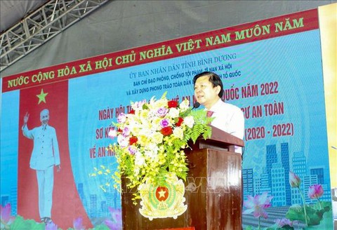 Bình Dương nhân rộng mô hình khu dân cư an toàn về an ninh, trật tự và phòng cháy, chữa cháy - Ảnh 1. Bình Dương nhân rộng mô hình khu dân cư an toàn về an ninh, trật tự và phòng cháy, chữa cháy - Ảnh 1.