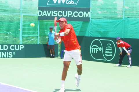 Đánh bại Malaysia, tuyển Việt Nam chắc vé tranh suất thăng hạng Davis Cup - Ảnh 1. Đánh bại Malaysia, tuyển Việt Nam chắc vé tranh suất thăng hạng Davis Cup - Ảnh 1.