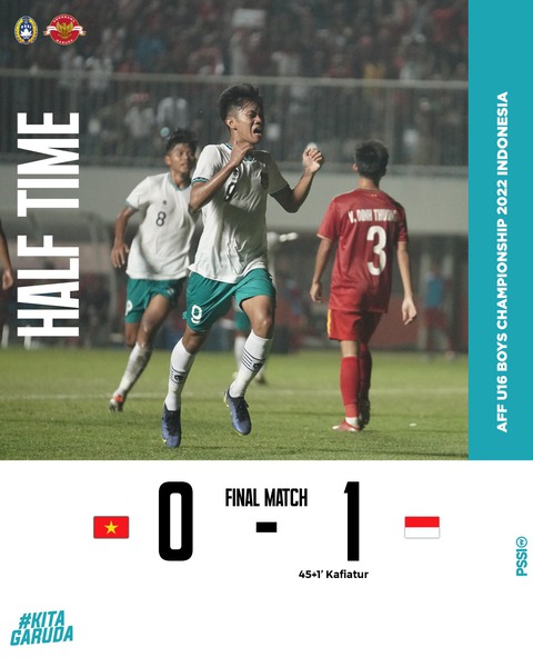 Thắng U16 Việt Nam, U16 Indonesia lần thứ hai vô địch U16 Đông Nam Á - Ảnh 1. Thắng U16 Việt Nam, U16 Indonesia lần thứ hai vô địch U16 Đông Nam Á - Ảnh 1.
