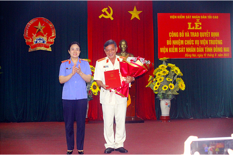 Ông Nguyễn Mạnh Thắng làm viện trưởng Viện Kiểm sát nhân dân tỉnh Đồng Nai - Ảnh 1. Ông Nguyễn Mạnh Thắng làm viện trưởng Viện Kiểm sát nhân dân tỉnh Đồng Nai - Ảnh 1.
