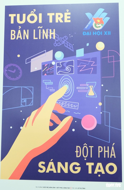 Ngắm tranh cổ động chào mừng Đại hội Đoàn toàn quốc lần thứ XII - Ảnh 3. Ngắm tranh cổ động chào mừng Đại hội Đoàn toàn quốc lần thứ XII - Ảnh 3.