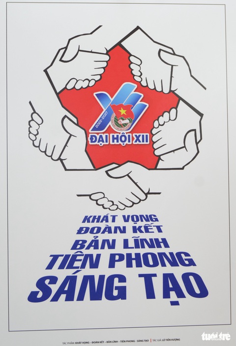 Ngắm tranh cổ động chào mừng Đại hội Đoàn toàn quốc lần thứ XII - Ảnh 6. Ngắm tranh cổ động chào mừng Đại hội Đoàn toàn quốc lần thứ XII - Ảnh 6.