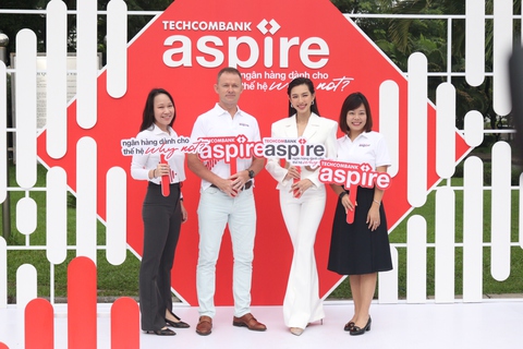 Ra mắt thương hiệu tài chính Techcombank Aspire dành riêng cho thế hệ ‘Why not’ - Ảnh 1. Ra mắt thương hiệu tài chính Techcombank Aspire dành riêng cho thế hệ ‘Why not’ - Ảnh 1.