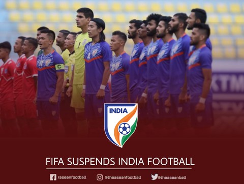 FIFA ra lệnh cấm vô thời hạn với bóng đá Ấn Độ - Ảnh 1. FIFA ra lệnh cấm vô thời hạn với bóng đá Ấn Độ - Ảnh 1.