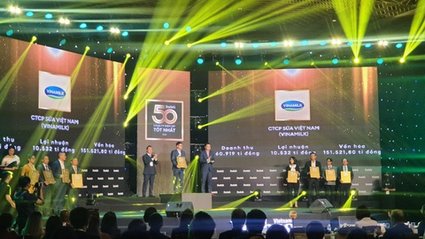 Vinamilk 10 năm liền trong top 50 doanh nghiệp niêm yết tốt nhất của Forbes Việt Nam - Ảnh 1. Vinamilk 10 năm liền trong top 50 doanh nghiệp niêm yết tốt nhất của Forbes Việt Nam - Ảnh 1.