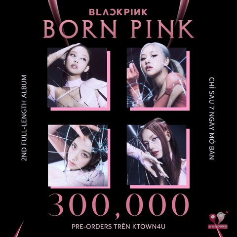 BLACKPINK lập kỷ lục mới, ‘BORN PINK’ chưa ra mắt đã bán được 1,5 triệu bản - Ảnh 1. BLACKPINK lập kỷ lục mới, ‘BORN PINK’ chưa ra mắt đã bán được 1,5 triệu bản - Ảnh 1.