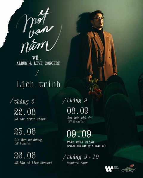 Vũ ‘đánh úp’ fan với loạt dự án cá nhân ‘khủng’ nhất trong sự nghiệp - Ảnh 1. Vũ ‘đánh úp’ fan với loạt dự án cá nhân ‘khủng’ nhất trong sự nghiệp - Ảnh 1.