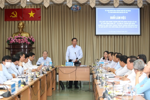 Chủ tịch Phan Văn Mãi: Củ Chi nghiên cứu phát triển đô thị theo cụm - Ảnh 1. Chủ tịch Phan Văn Mãi: Củ Chi nghiên cứu phát triển đô thị theo cụm - Ảnh 1.