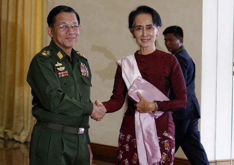 Tướng Myanmar nói sẵn sàng đàm phán với bà Aung San Suu Kyi - Ảnh 1. Tướng Myanmar nói sẵn sàng đàm phán với bà Aung San Suu Kyi - Ảnh 1.