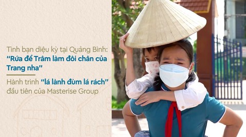 Masterise Group tiếp sức tình bạn kỳ diệu của đôi bạn thân - Ảnh 1. Masterise Group tiếp sức tình bạn kỳ diệu của đôi bạn thân - Ảnh 1.