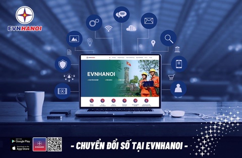 EVNHANOI: Tiêu dùng điện thông minh nhờ ứng dụng chuyển đổi số - Ảnh 1. EVNHANOI: Tiêu dùng điện thông minh nhờ ứng dụng chuyển đổi số - Ảnh 1.