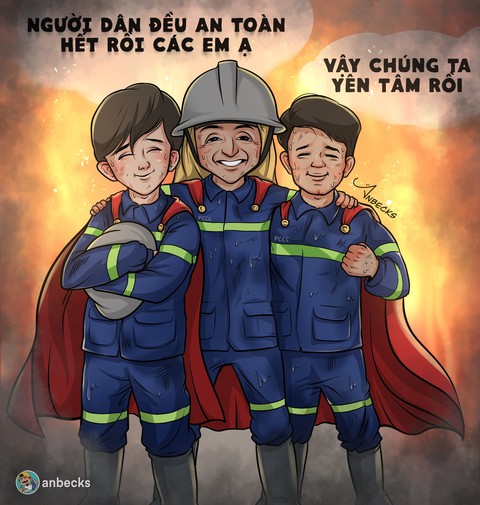 Tri ân 3 người lính cứu hỏa chẳng thể quay về: Cảm ơn vì sự hy sinh cao cả - Ảnh 1. Tri ân 3 người lính cứu hỏa chẳng thể quay về: Cảm ơn vì sự hy sinh cao cả - Ảnh 1.