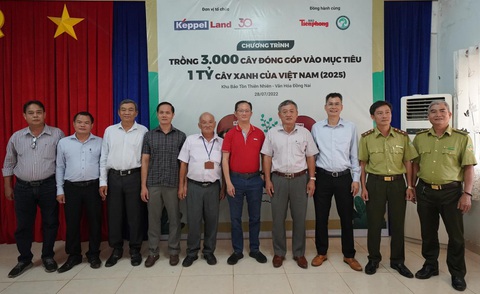 Keppel Land trồng 3.000 cây tại Khu Bảo Tồn Thiên Nhiên - Văn Hóa Đồng Nai - Ảnh 1. Keppel Land trồng 3.000 cây tại Khu Bảo Tồn Thiên Nhiên - Văn Hóa Đồng Nai - Ảnh 1.