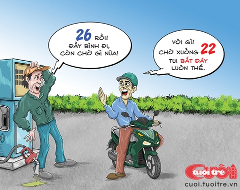 Bắt đáy giá xăng - Ảnh 1. Bắt đáy giá xăng - Ảnh 1.