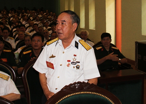 Anh hùng Vũ Huy Lễ, thuyền trưởng tàu HQ-505 từng tham gia bảo vệ Trường Sa, qua đời - Ảnh 1. Anh hùng Vũ Huy Lễ, thuyền trưởng tàu HQ-505 từng tham gia bảo vệ Trường Sa, qua đời - Ảnh 1.