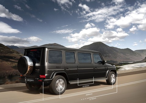 Mercedes-AMG G63 bản kéo dài, chống đạn cho nhà giàu, cần garage ít nhất 6m - Ảnh 2. Mercedes-AMG G63 bản kéo dài, chống đạn cho nhà giàu, cần garage ít nhất 6m - Ảnh 2.