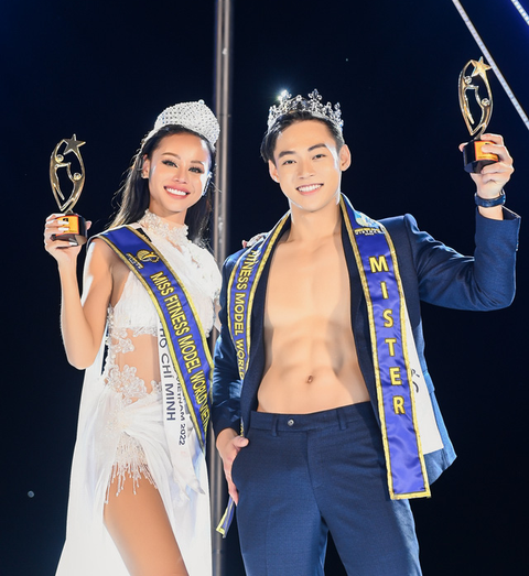 Kim Minh Sơn - Diễm My chiến thắng Fitness Model World Vietnam 2022 - Ảnh 1. Kim Minh Sơn - Diễm My chiến thắng Fitness Model World Vietnam 2022 - Ảnh 1.