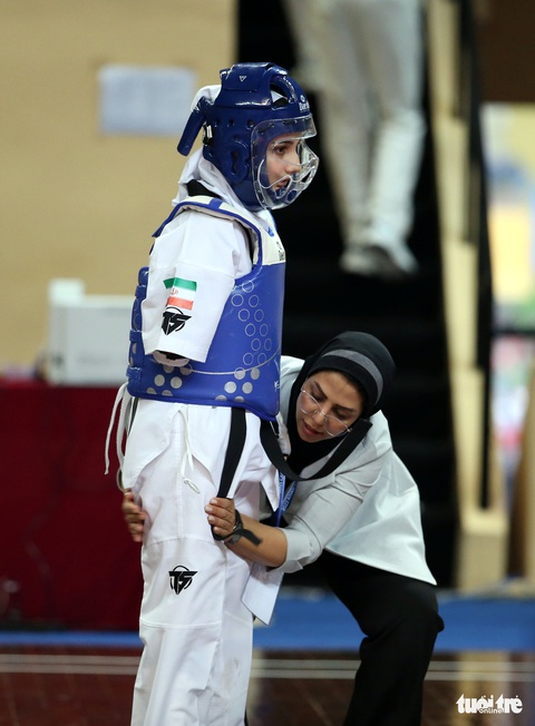 Hình ảnh rung động của các võ sĩ taekwondo người khuyết tật châu Á và thế giới tại TP.HCM - Ảnh 8. Hình ảnh rung động của các võ sĩ taekwondo người khuyết tật châu Á và thế giới tại TP.HCM - Ảnh 8.