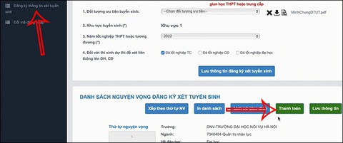 Đóng lệ phí đăng ký xét tuyển trực tuyến thế nào? - Ảnh 2. Đóng lệ phí đăng ký xét tuyển trực tuyến thế nào? - Ảnh 2.