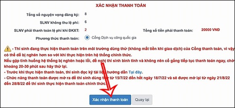 Đóng lệ phí đăng ký xét tuyển trực tuyến thế nào? - Ảnh 3. Đóng lệ phí đăng ký xét tuyển trực tuyến thế nào? - Ảnh 3.