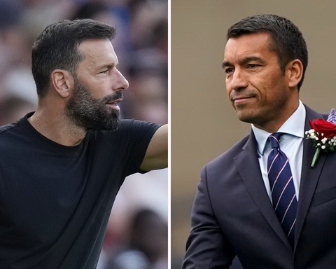 Van Nistelrooy đại chiến Van Bronckhorst - Ảnh 1. Van Nistelrooy đại chiến Van Bronckhorst - Ảnh 1.