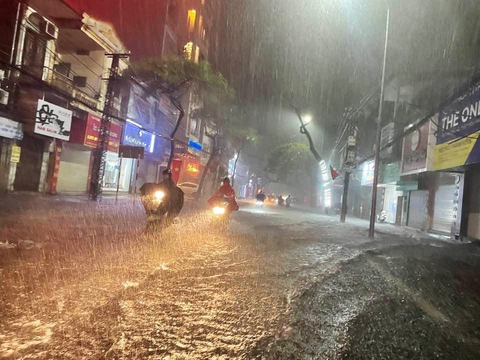 Quảng Ninh, Hải Phòng mưa rất lớn, cây gãy đổ, khuyến cáo người dân không ra đường - Ảnh 4. Quảng Ninh, Hải Phòng mưa rất lớn, cây gãy đổ, khuyến cáo người dân không ra đường - Ảnh 4.
