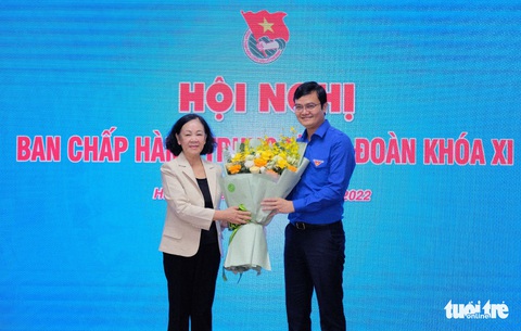 Anh Bùi Quang Huy được bầu làm bí thư thứ nhất Trung ương Đoàn - Ảnh 1. Anh Bùi Quang Huy được bầu làm bí thư thứ nhất Trung ương Đoàn - Ảnh 1.