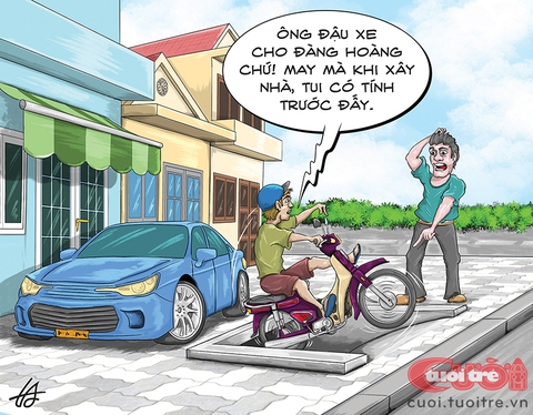 Ôtô đậu trước cửa nhà: Ai cũng có cái lý của mình - Ảnh 2. Ôtô đậu trước cửa nhà: Ai cũng có cái lý của mình - Ảnh 2.