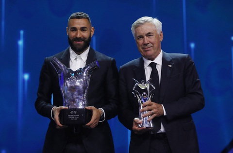 Cầu thủ xuất sắc nhất châu Âu: Benzema - Ảnh 1. Cầu thủ xuất sắc nhất châu Âu: Benzema - Ảnh 1.