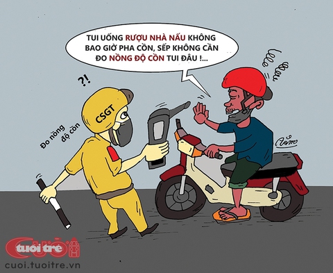 Đảm bảo với sếp, em hổng có nồng độ cồn - Ảnh 1. Đảm bảo với sếp, em hổng có nồng độ cồn - Ảnh 1.