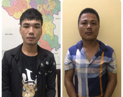 Bắt 2 người trong nhóm bảo kê vật liệu xây dựng ở Hà Nội - Ảnh 1. Bắt 2 người trong nhóm bảo kê vật liệu xây dựng ở Hà Nội - Ảnh 1.