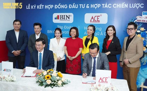 Shark Tank 5: Sau 10 ngày phát sóng, BIN Corporation Group và Anh ngữ Á Châu ký hợp đồng đầu tư - Ảnh 1. Shark Tank 5: Sau 10 ngày phát sóng, BIN Corporation Group và Anh ngữ Á Châu ký hợp đồng đầu tư - Ảnh 1.