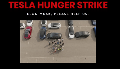Chủ xe Tesla xếp hình cầu cứu Elon Musk - Ảnh 1. Chủ xe Tesla xếp hình cầu cứu Elon Musk - Ảnh 1.