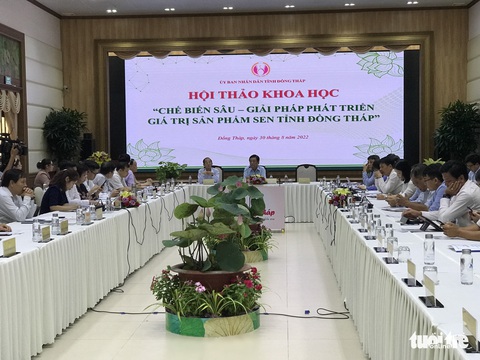 Thách thức của ngành hàng sen Đồng Tháp - Ảnh 1. Thách thức của ngành hàng sen Đồng Tháp - Ảnh 1.